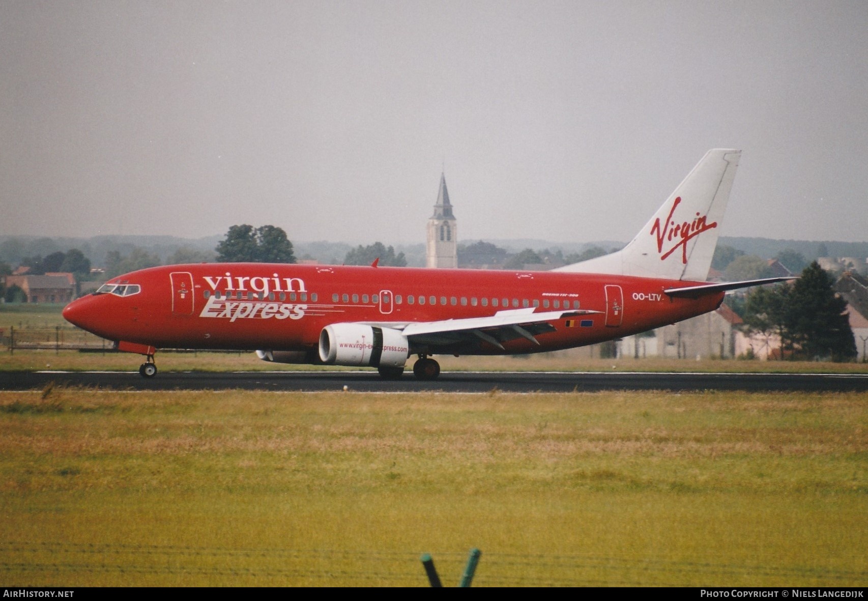 Aircraft Photo of OO-LTV | Boeing 737-3Y0 | Virgin Express | AirHistory.net #665665