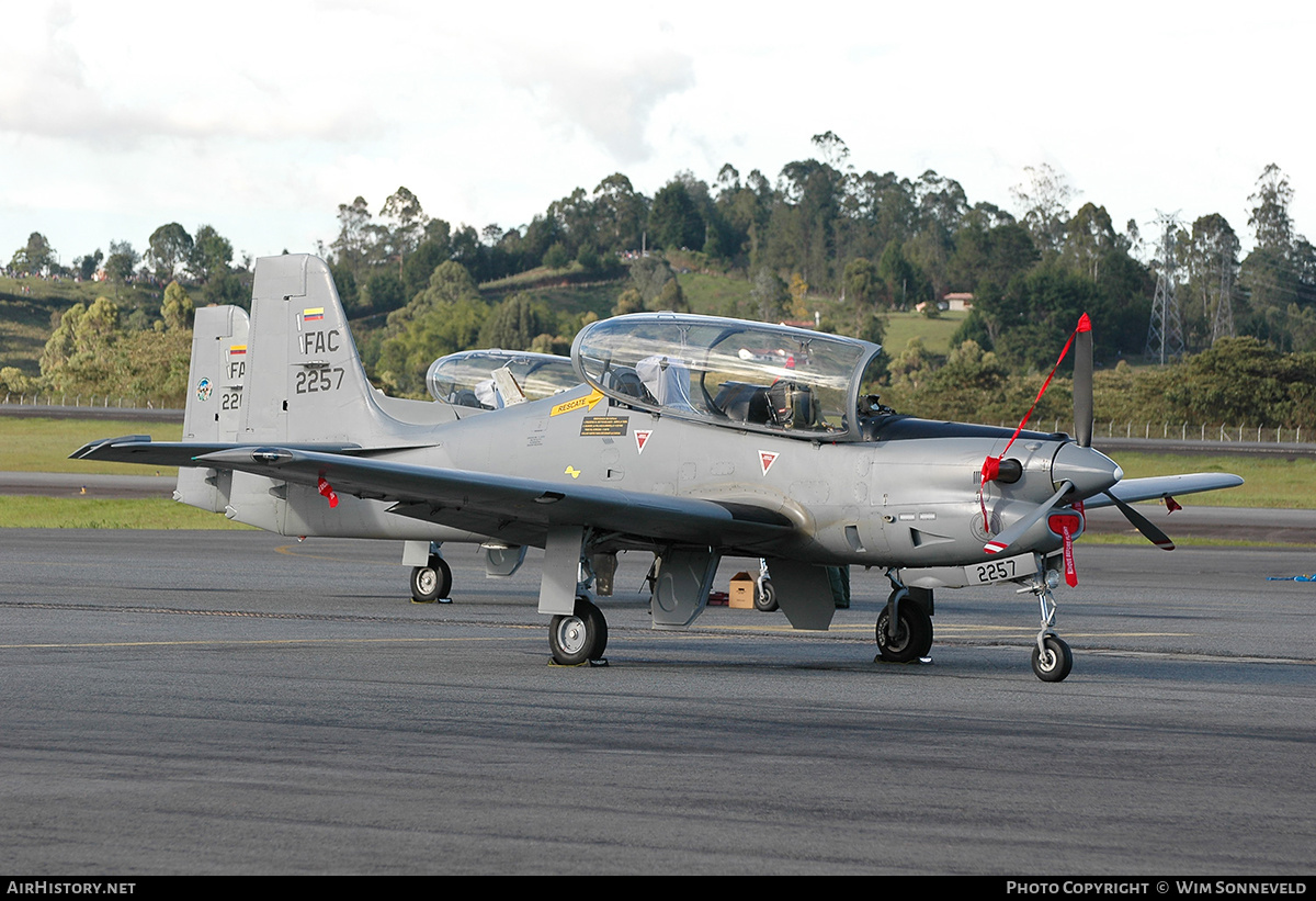 Aircraft Photo of FAC2257 | Embraer AT-27 Tucano | Colombia - Air Force | AirHistory.net #665666