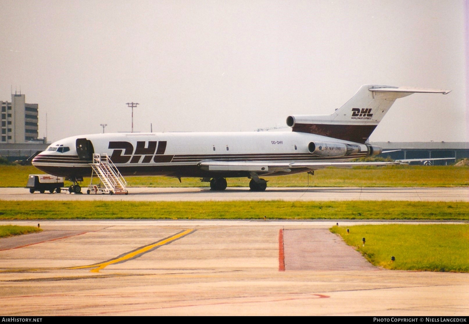 Aircraft Photo of OO-DHY | Boeing 727-230/Adv(F) | DHL Worldwide Express | AirHistory.net #665674