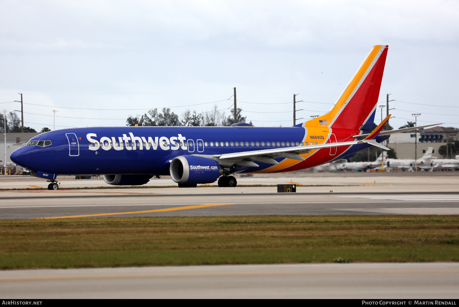 Aircraft Photo of N8840Q | Boeing 737-8 Max 8 | Southwest Airlines | AirHistory.net #665689
