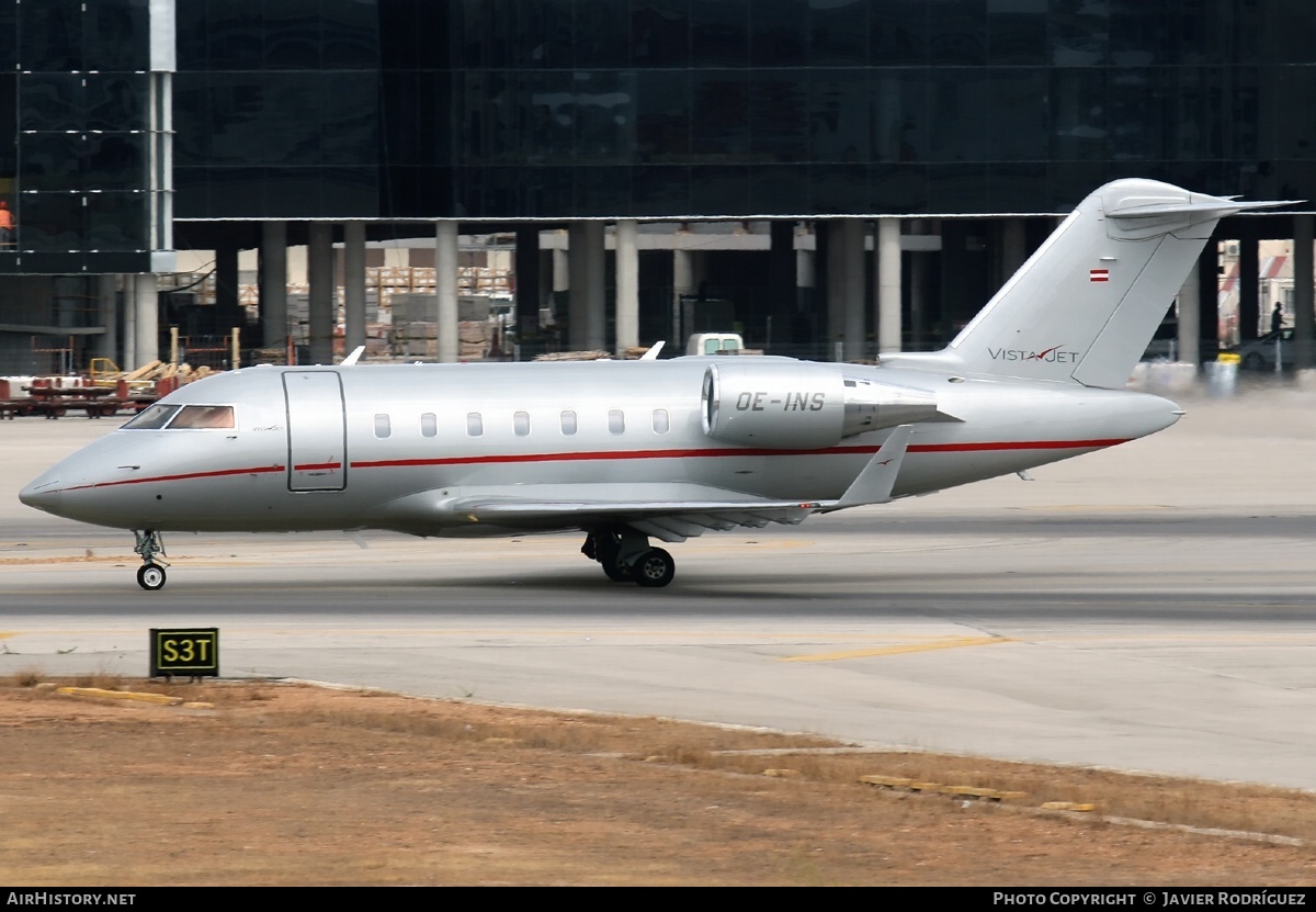 Aircraft Photo of OE-INS | Bombardier Challenger 605 (CL-600-2B16) | VistaJet | AirHistory.net #665700