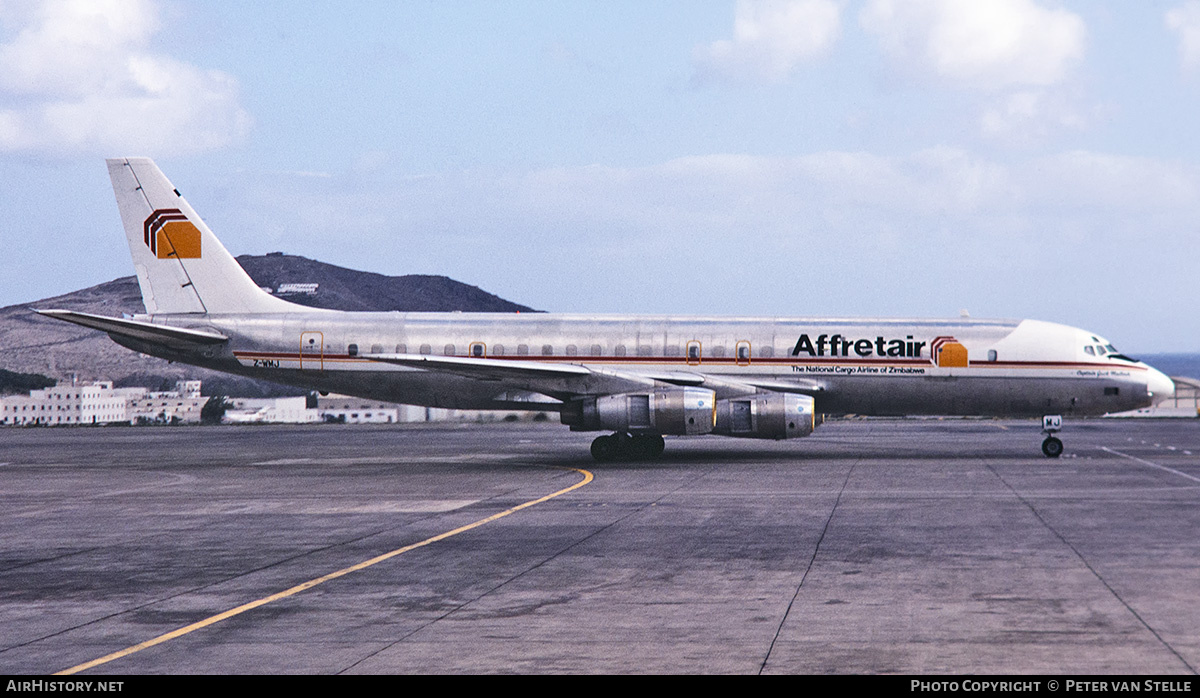 Aircraft Photo of Z-WMJ | Douglas DC-8-55(F) | Affretair | AirHistory.net #665710