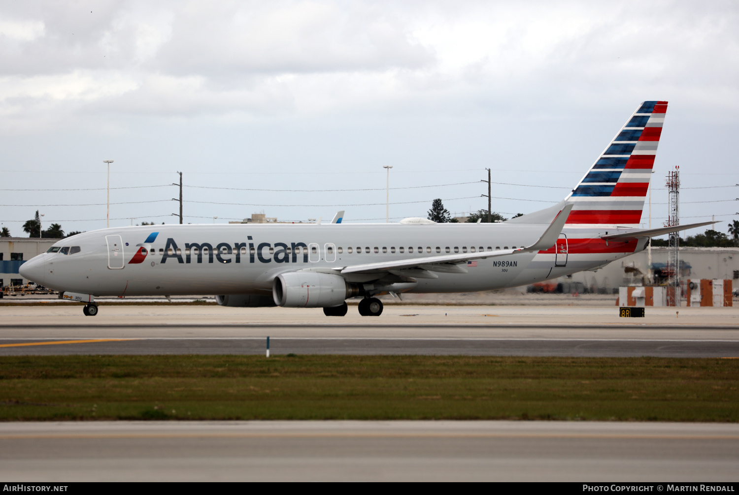 Aircraft Photo of N989AN | Boeing 737-823 | American Airlines | AirHistory.net #665719