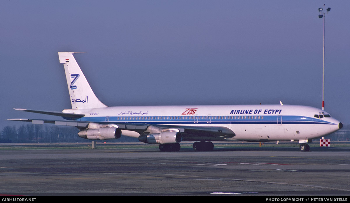 Aircraft Photo of SU-DAI | Boeing 707-365C | ZAS Airline of Egypt | AirHistory.net #665720