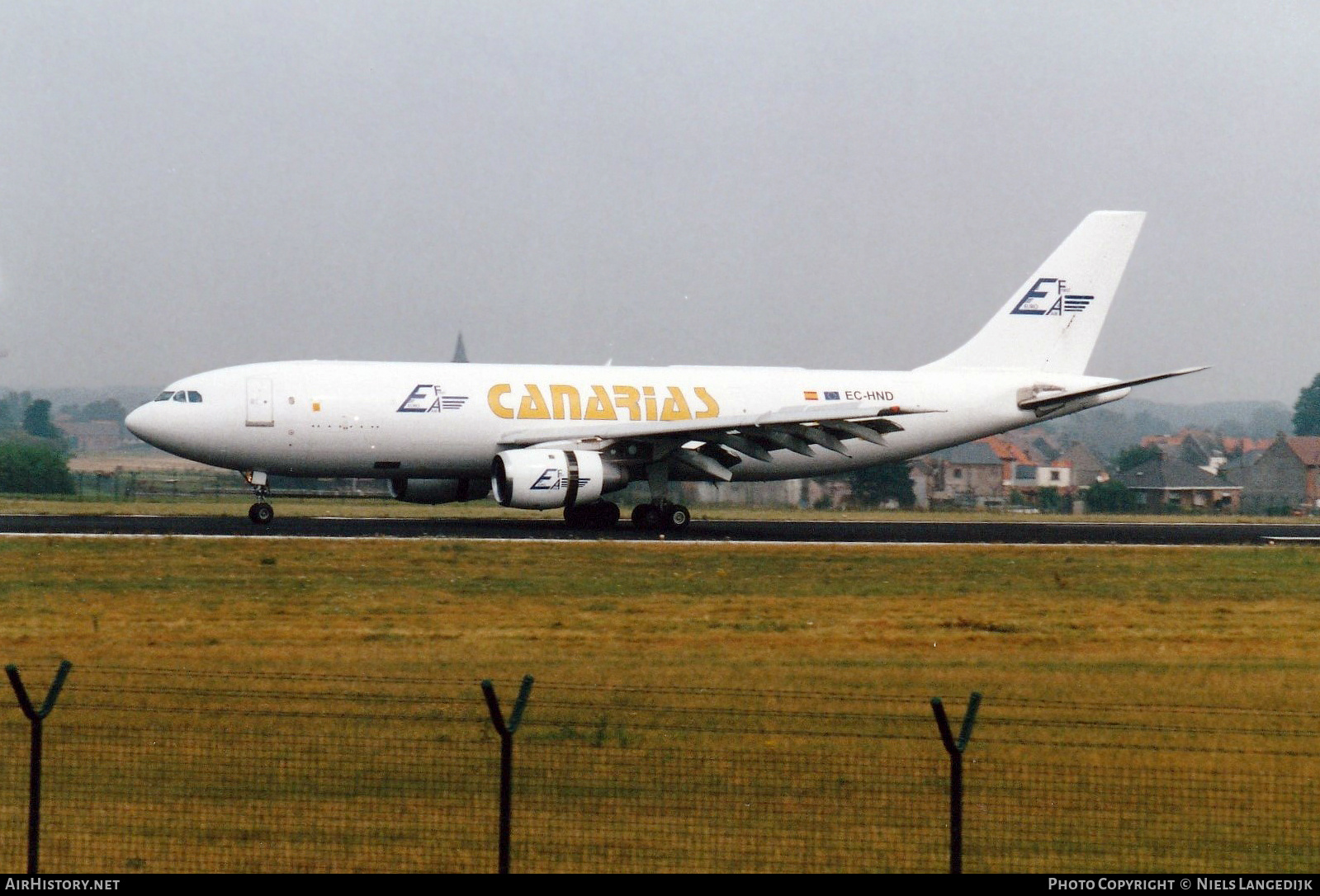 Aircraft Photo of EC-HND | Airbus A300B4-203(F) | Canarias Cargo | AirHistory.net #665725