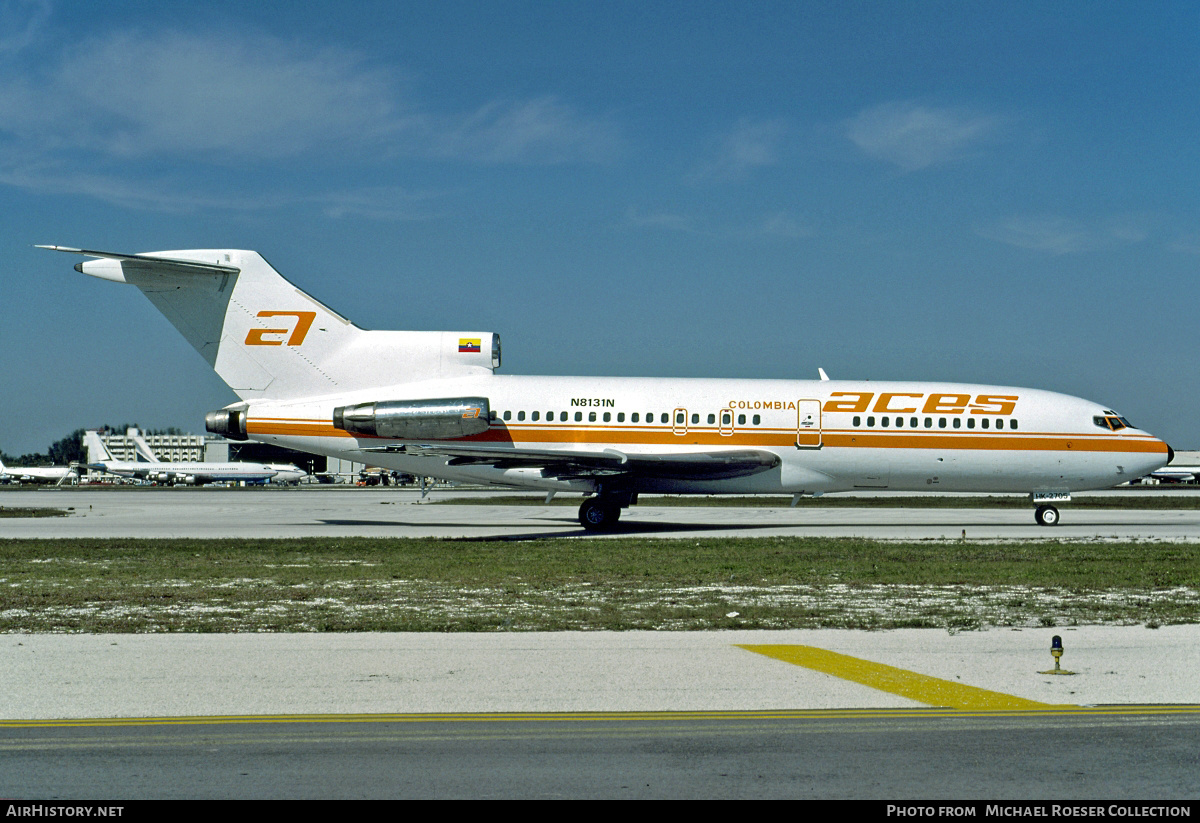 Aircraft Photo of N8131N | Boeing 727-25 | ACES - Aerolíneas Centrales de Colombia | AirHistory.net #665735