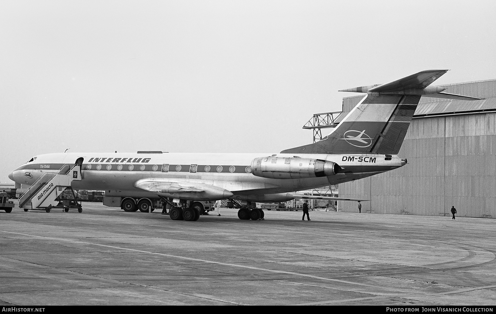 Aircraft Photo of DM-SCM | Tupolev Tu-134A | Interflug | AirHistory.net #665754