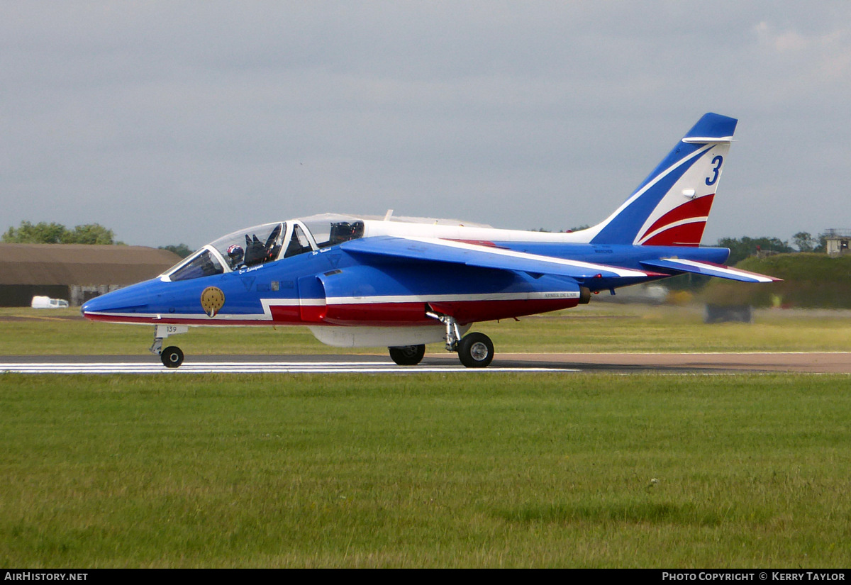 Aircraft Photo of E139 | Dassault-Dornier Alpha Jet E | France - Air Force | AirHistory.net #665769