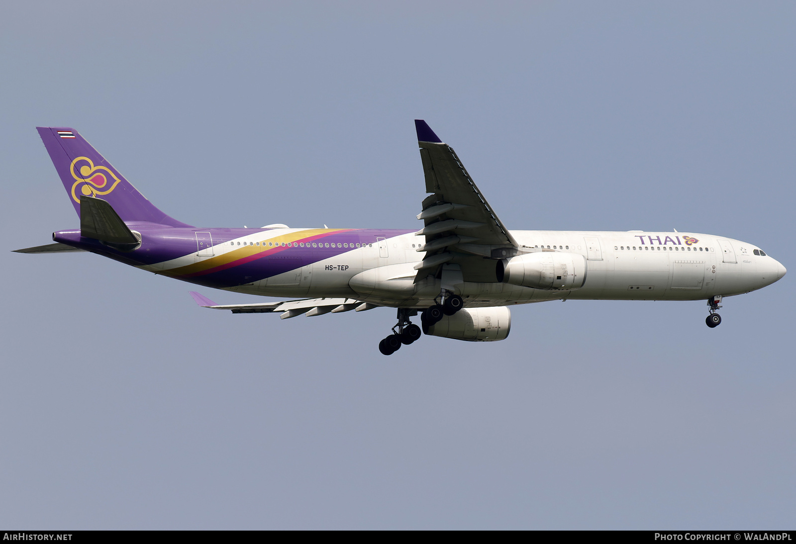 Aircraft Photo of HS-TEP | Airbus A330-343 | Thai Airways International | AirHistory.net #665844