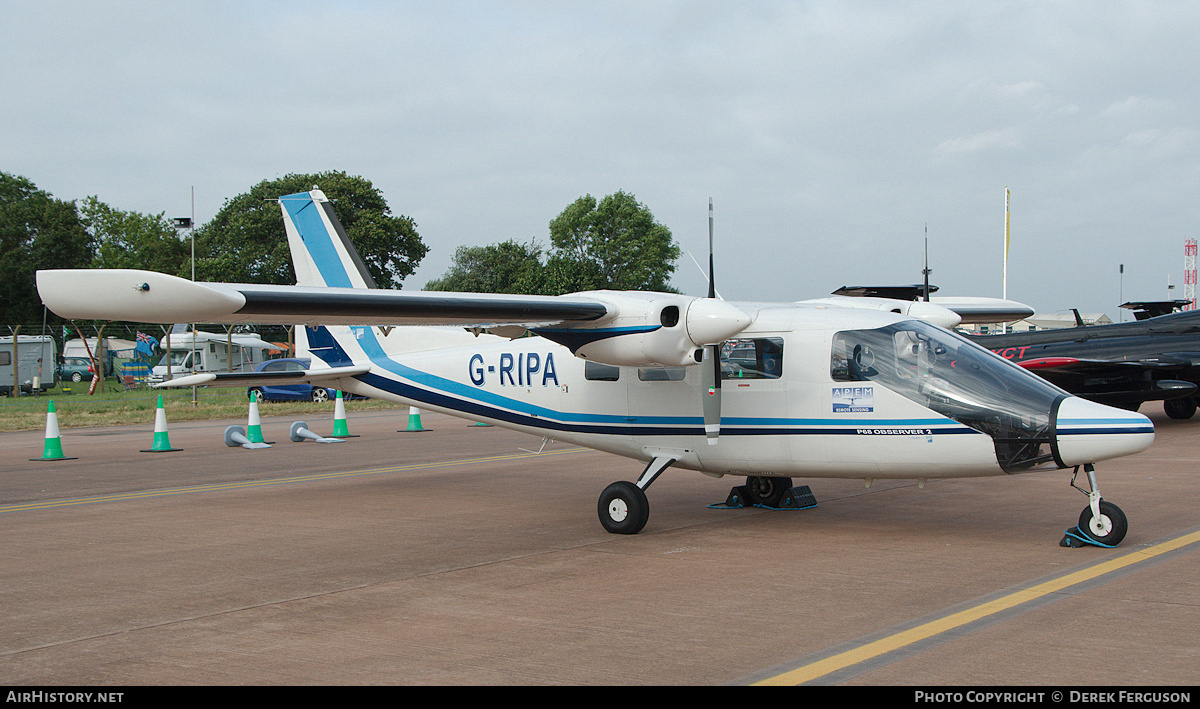 Aircraft Photo of G-RIPA | Vulcanair P-68 Observer 2 | AirHistory.net #665854