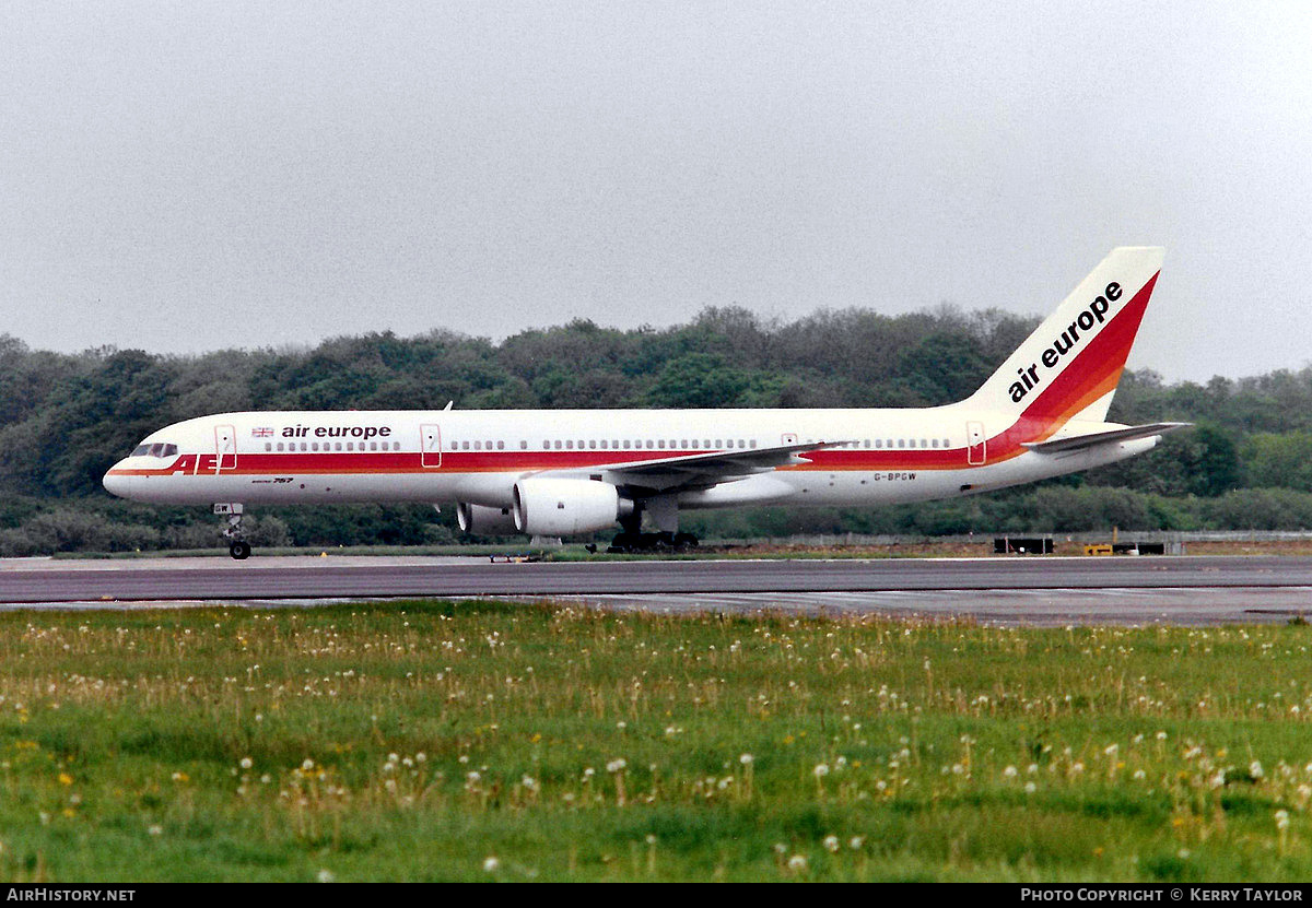 Aircraft Photo of G-BPGW | Boeing 757-236 | Air Europe | AirHistory.net #665890