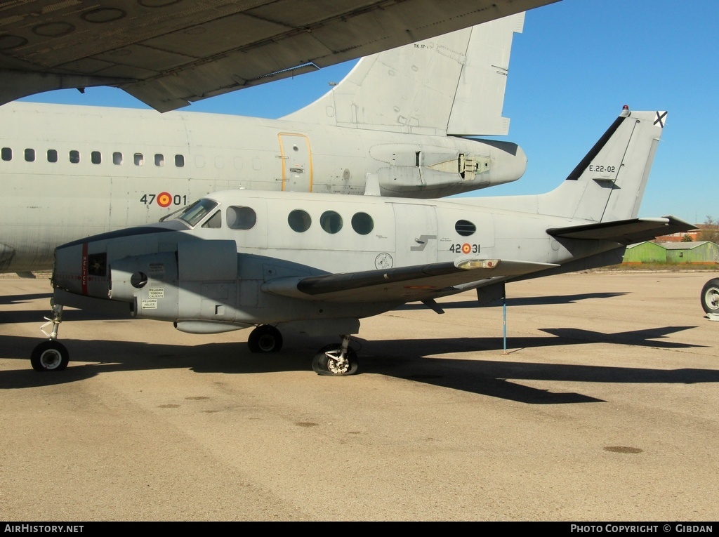 Aircraft Photo of E.22-02 | Beech C90 King Air | Spain - Air Force | AirHistory.net #665896