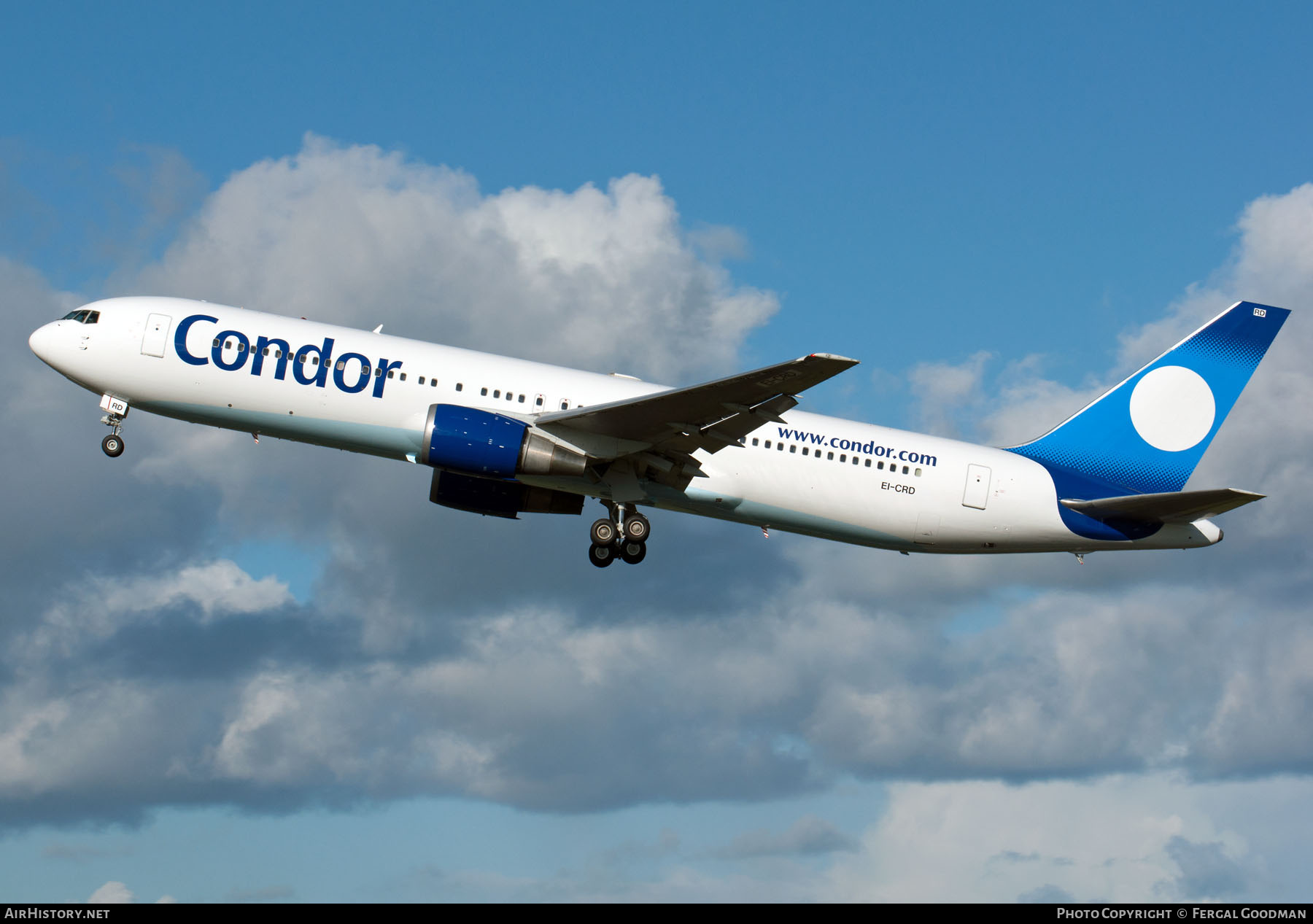 Aircraft Photo of EI-CRD | Boeing 767-31B/ER | Condor Flugdienst | AirHistory.net #665897