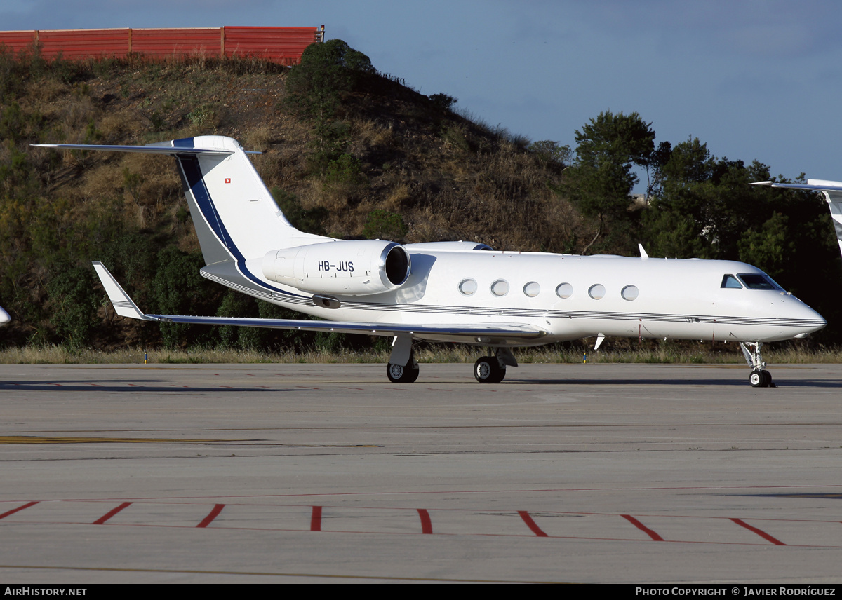 Aircraft Photo of HB-JUS | Gulfstream Aerospace G-IV-X Gulfstream G450 | AirHistory.net #665939