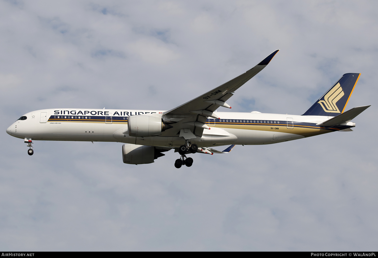 Aircraft Photo of 9V-SMW | Airbus A350-941 | Singapore Airlines | AirHistory.net #665942