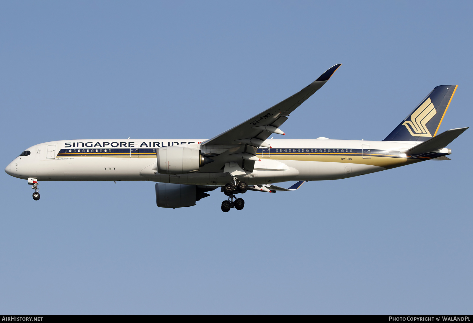 Aircraft Photo of 9V-SMS | Airbus A350-941 | Singapore Airlines | AirHistory.net #665943