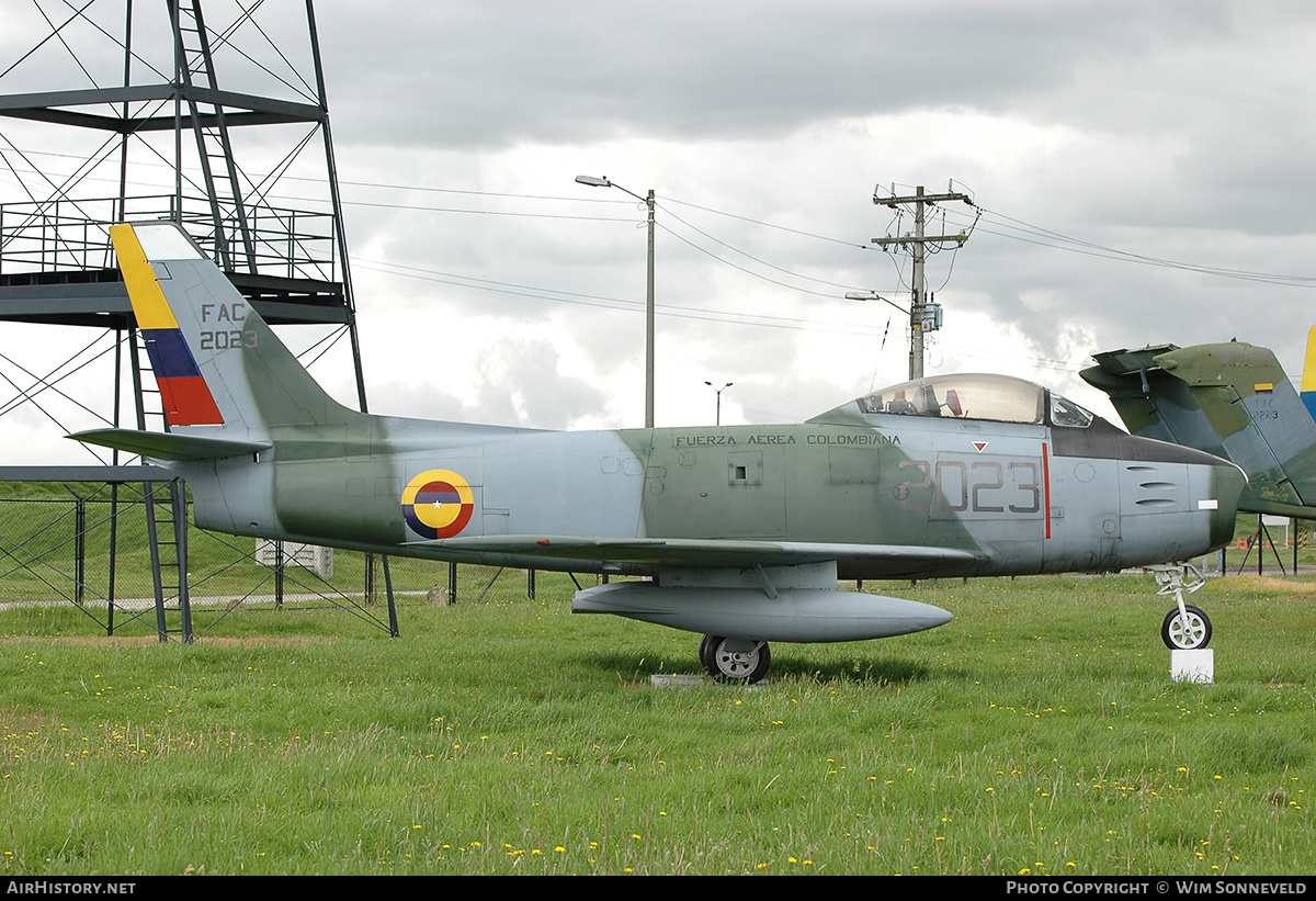 Aircraft Photo of FAC2023 | Canadair CL-13B Sabre 6 | Colombia - Air Force | AirHistory.net #665966