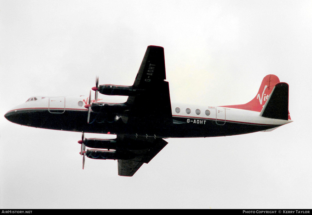 Aircraft Photo of G-AOHT | Vickers 802 Viscount | Virgin Atlantic Airways | AirHistory.net #665985