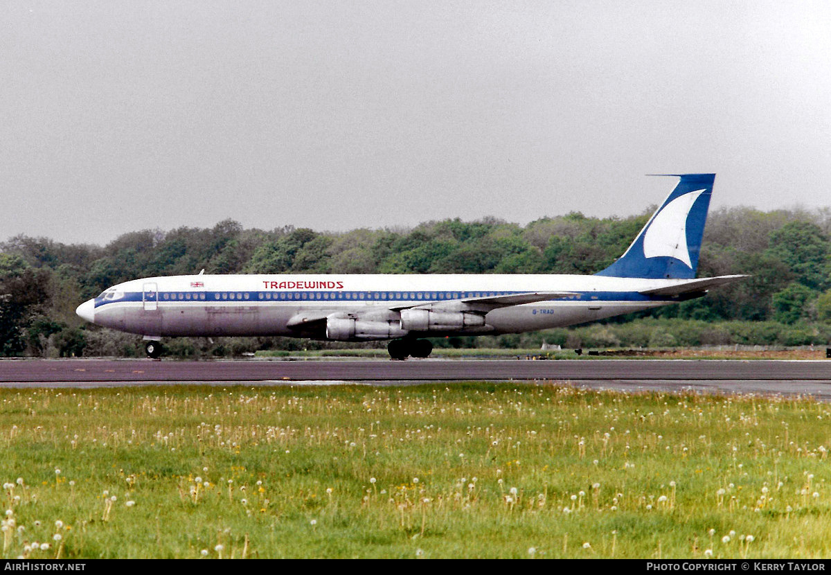 Aircraft Photo of G-TRAD | Boeing 707-321C | Tradewinds Airways | AirHistory.net #665988