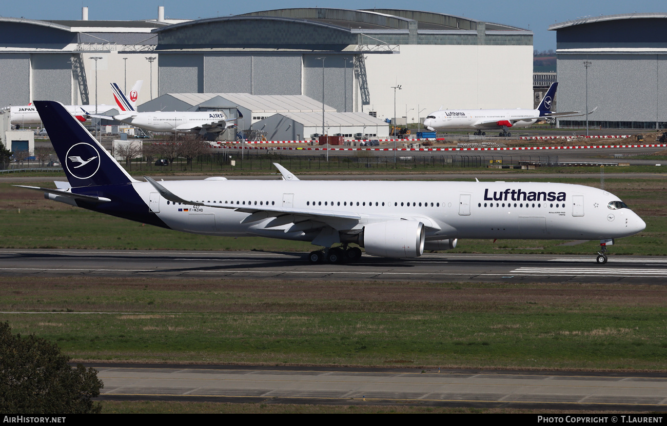 Aircraft Photo of F-WZHD | Airbus A350-941 | Lufthansa | AirHistory.net #666002