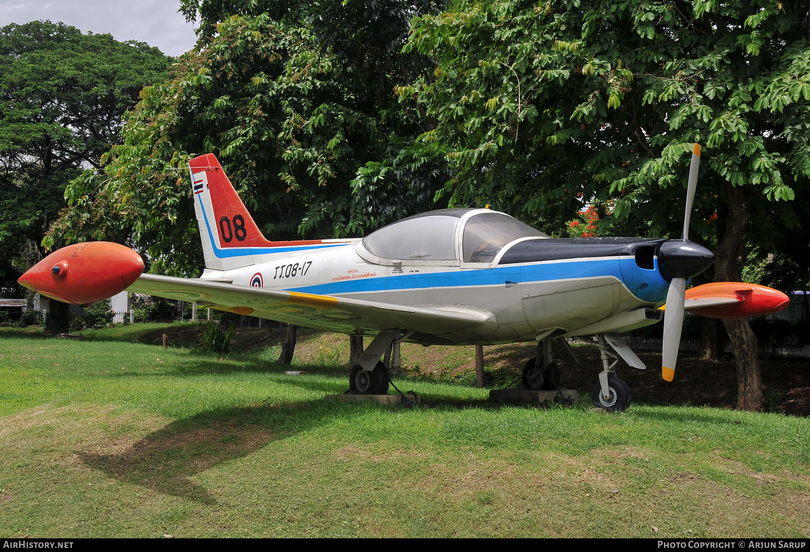 Aircraft Photo of F15-8/16 | SIAI-Marchetti SF-260MT | Thailand - Air Force | AirHistory.net #666010