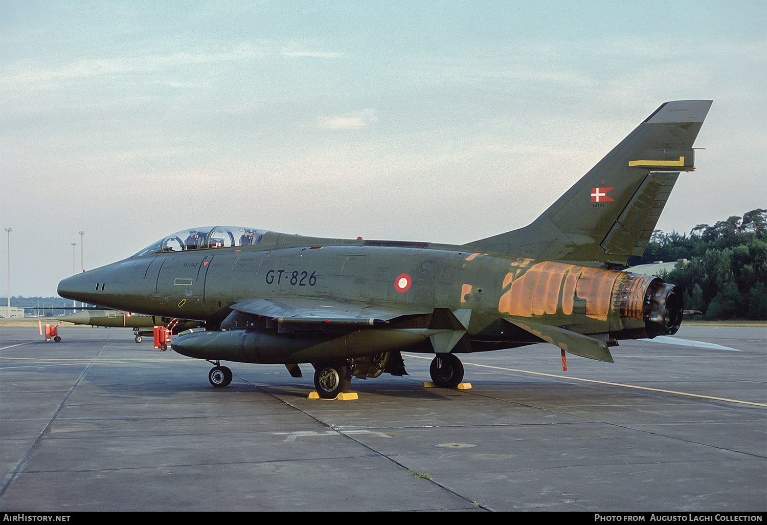 Aircraft Photo of GT-826 | North American TF-100F Super Sabre | Denmark - Air Force | AirHistory.net #666014
