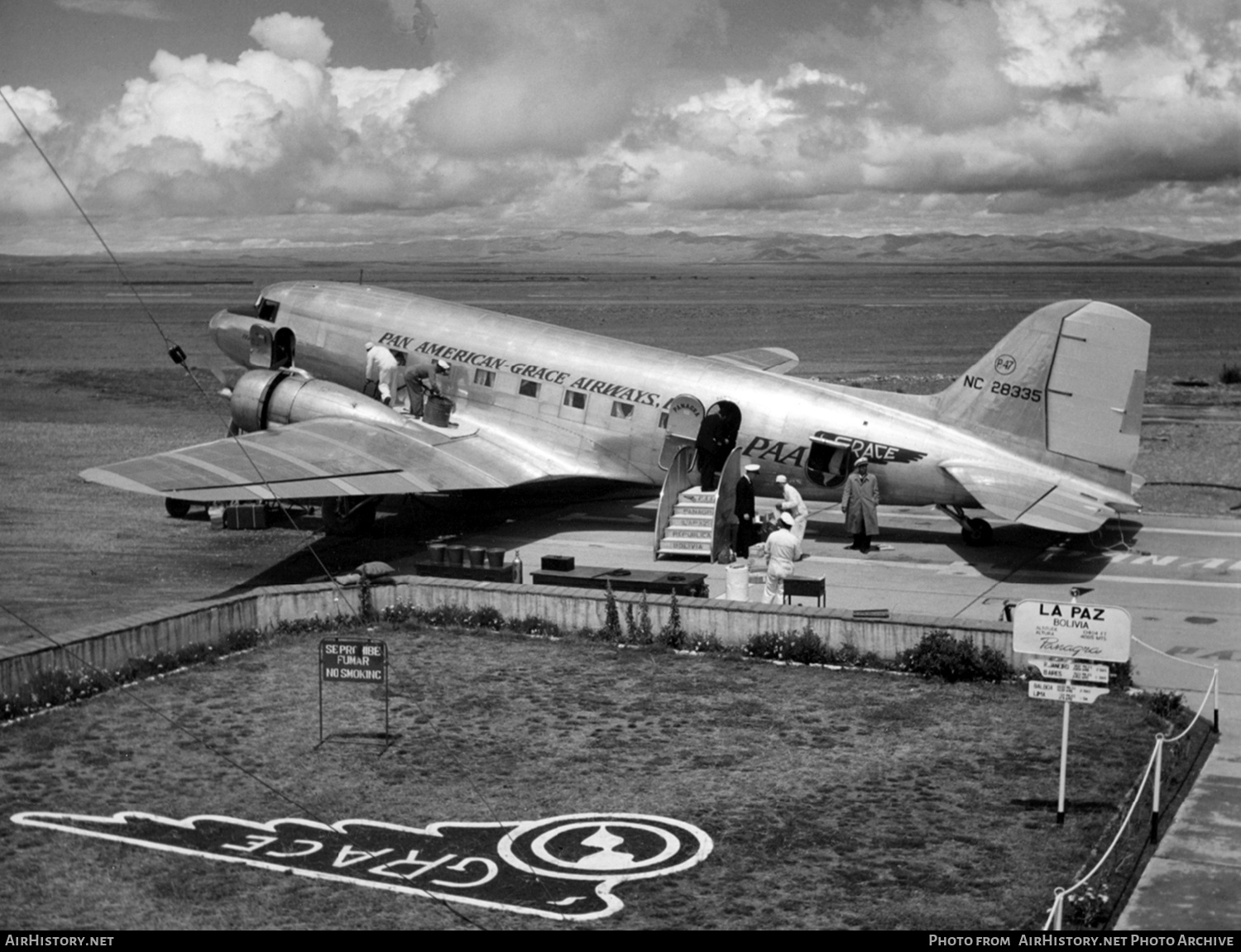 Aircraft Photo of NC28335 | Douglas DC-3-279B | Pan American-Grace Airways - Panagra | AirHistory.net #666021