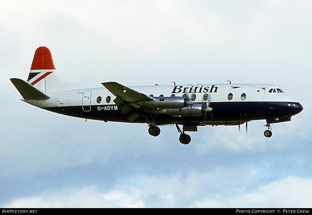 Aircraft Photo of G-AOYM | Vickers 806 Viscount | British Airways | AirHistory.net #666023