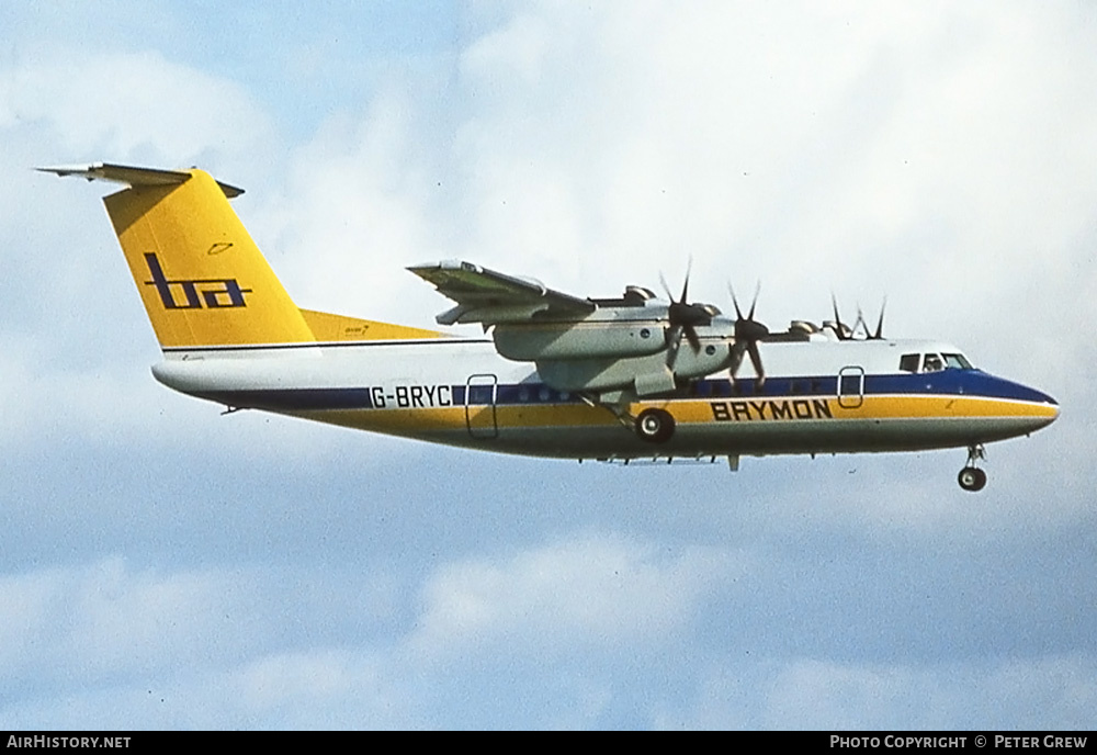 Aircraft Photo of G-BRYC | De Havilland Canada DHC-7-110 Dash 7 | Brymon Airways | AirHistory.net #666024