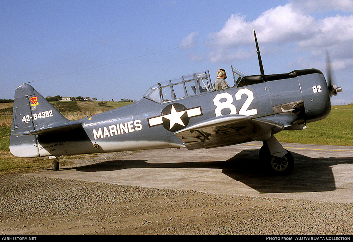 Aircraft Photo of ZK-ELN / 42-84362 | North American AT-6D Harvard III | USA - Marines | AirHistory.net #666035