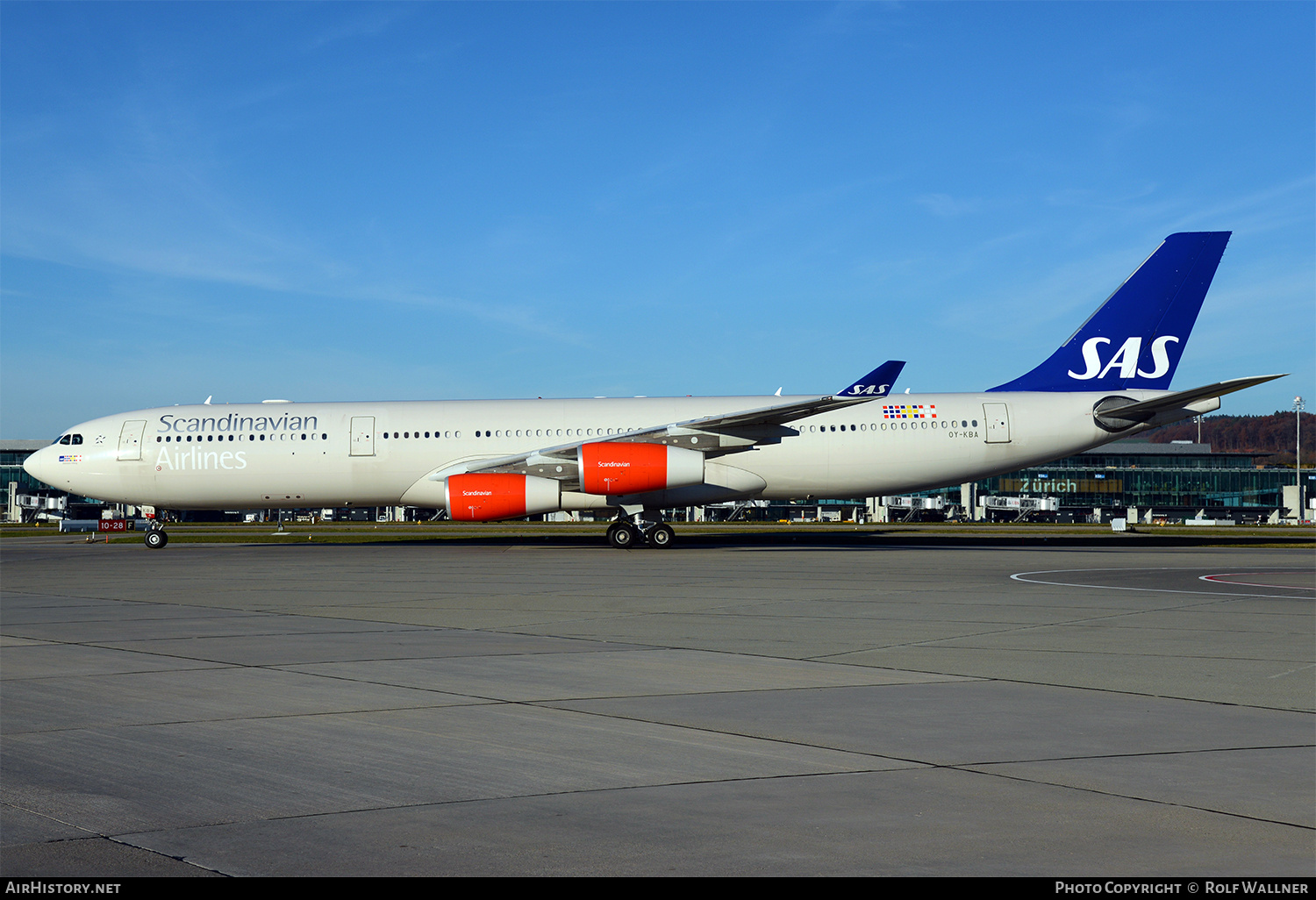 Aircraft Photo of OY-KBA | Airbus A340-313X | Scandinavian Airlines - SAS | AirHistory.net #666061