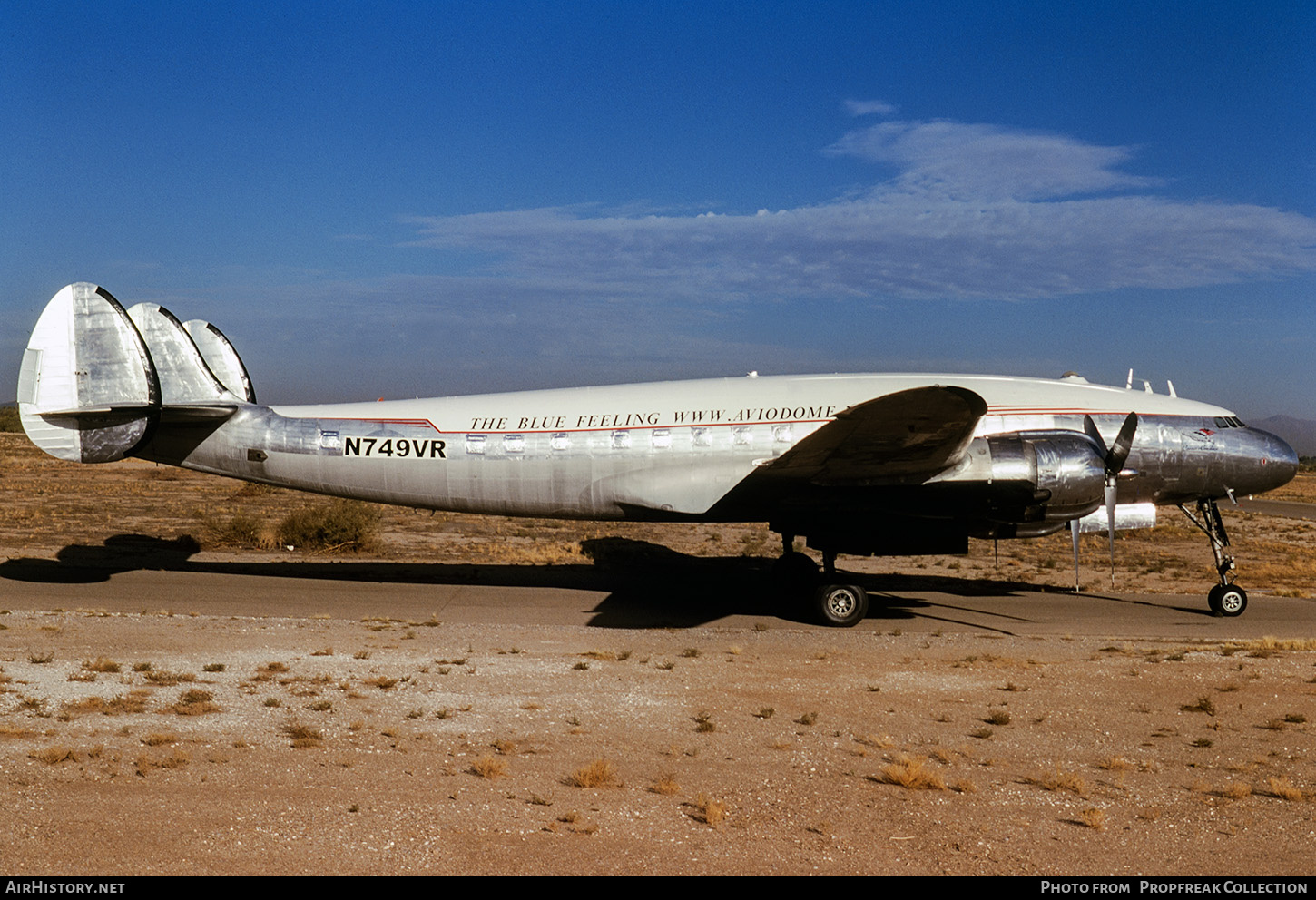 Aircraft Photo of N749VR | Lockheed C-121A Constellation | Aviodome | AirHistory.net #666086