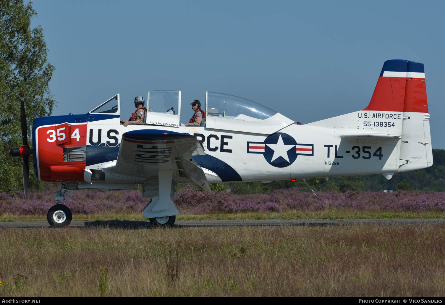 Aircraft Photo of N1328B / 55-138354 | North American T-28B Trojan | USA - Air Force | AirHistory.net #666088