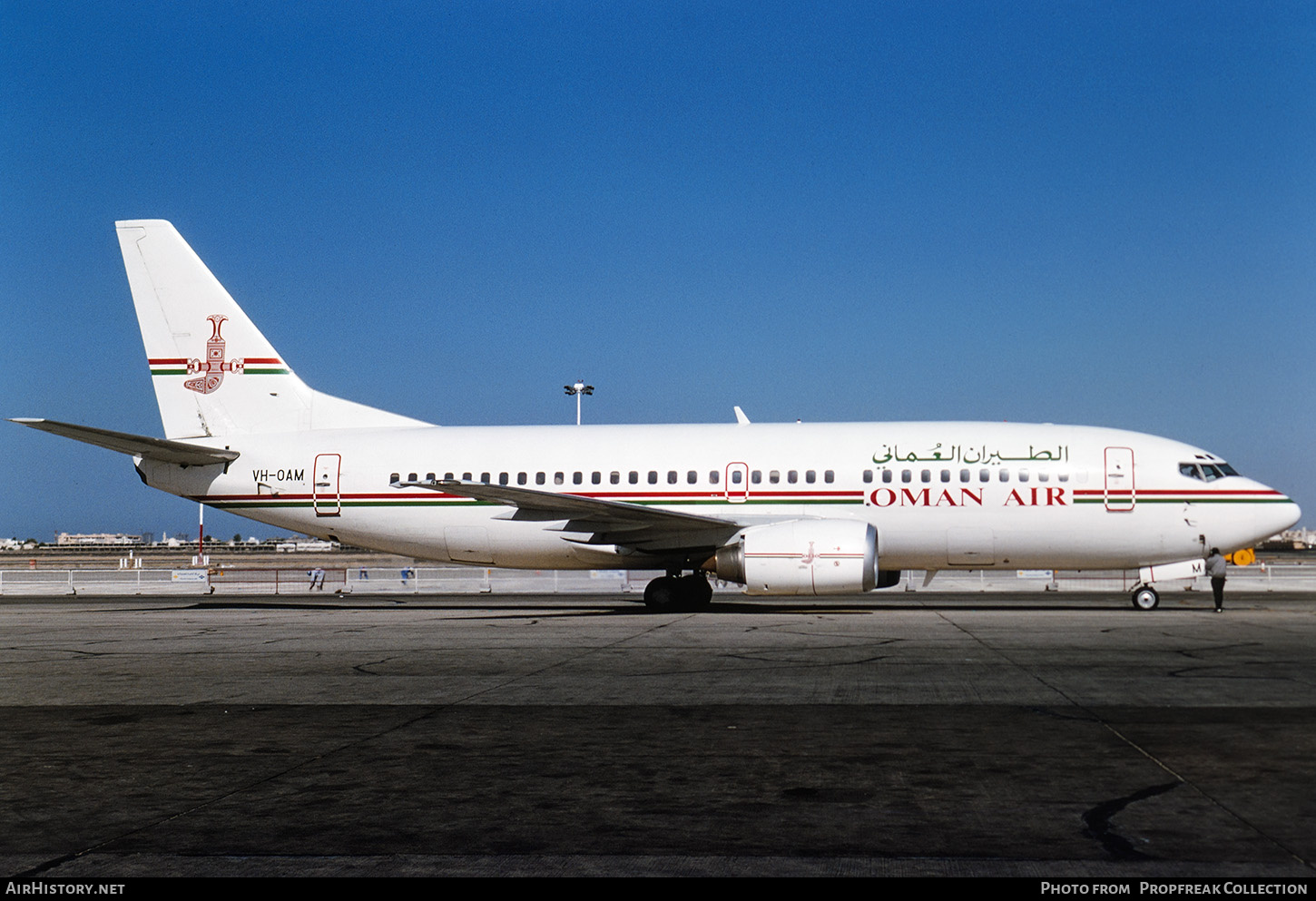 Aircraft Photo of VH-OAM | Boeing 737-33A | Oman Air | AirHistory.net #666094