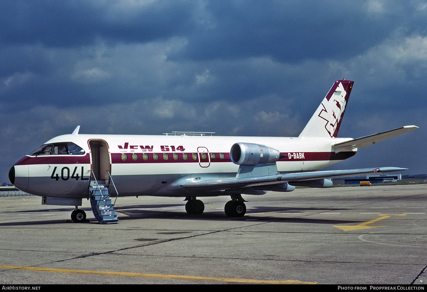 Aircraft Photo of D-BABK | VFW-Fokker VFW-614 | VFW-Fokker | AirHistory.net #666097