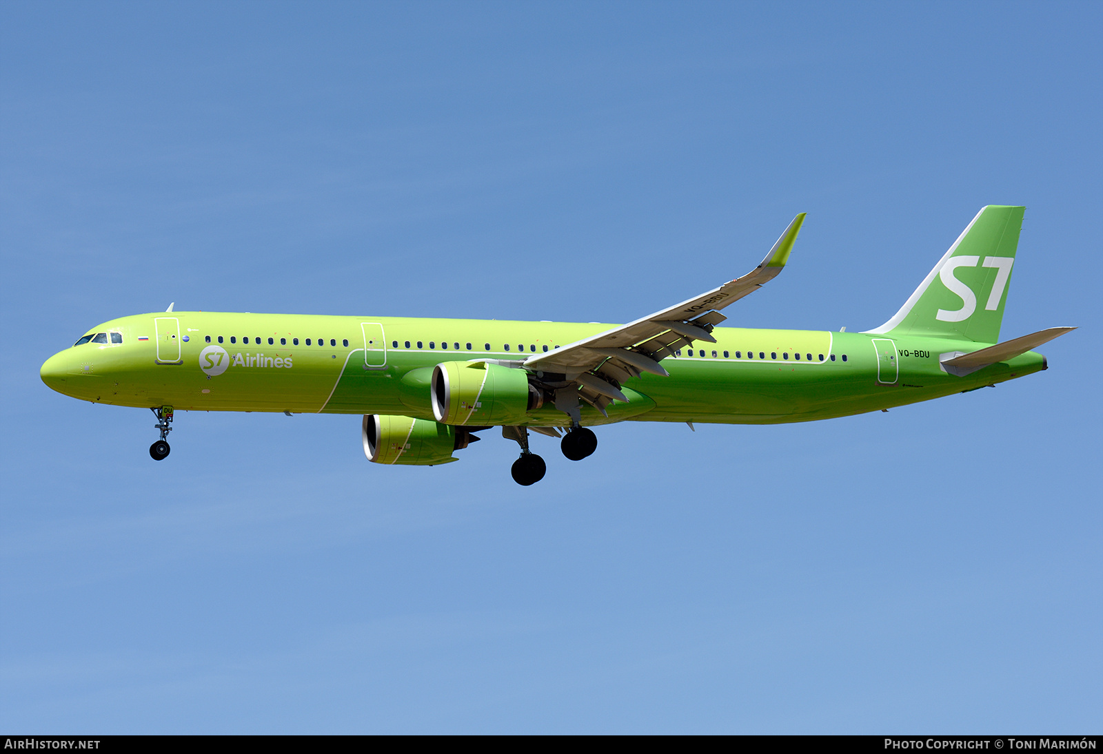 Aircraft Photo of VQ-BDU | Airbus A321-271N | S7 Airlines | AirHistory.net #666120