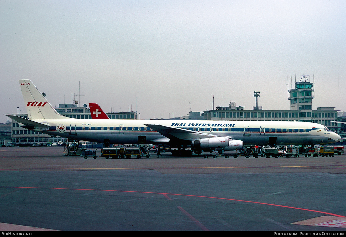 Aircraft Photo of SE-DBH | McDonnell Douglas DC-8-63 | Thai Airways International | AirHistory.net #666127