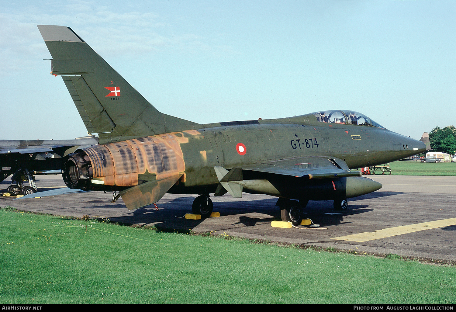 Aircraft Photo of GT-874 | North American TF-100F Super Sabre | Denmark - Air Force | AirHistory.net #666140