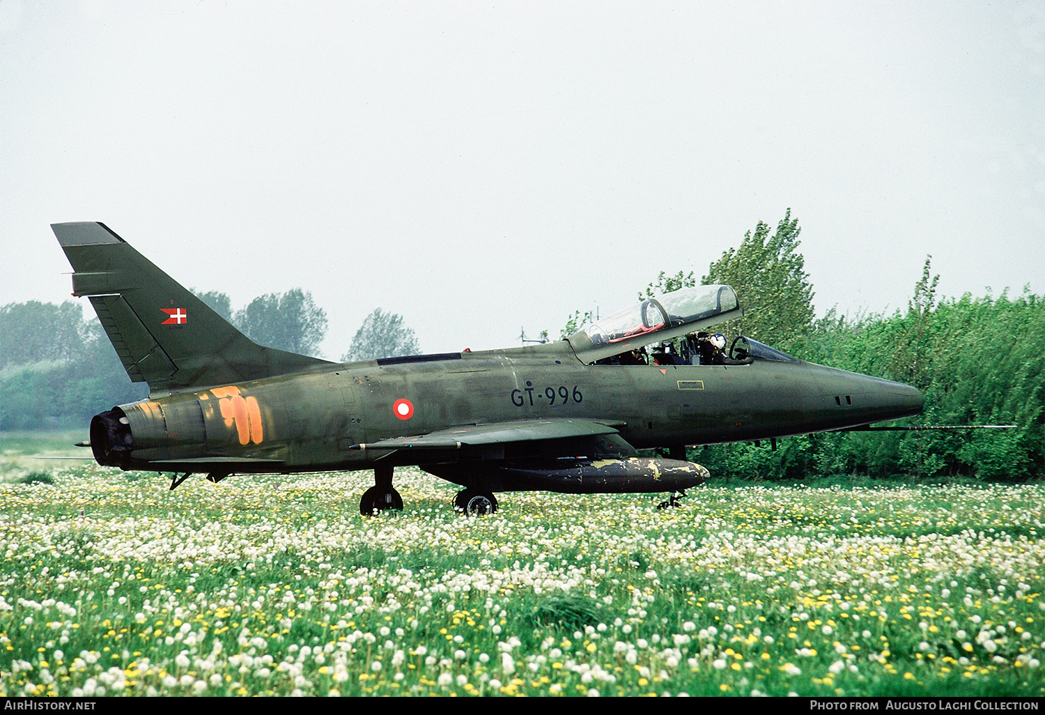 Aircraft Photo of GT-996 | North American TF-100F Super Sabre | Denmark - Air Force | AirHistory.net #666145