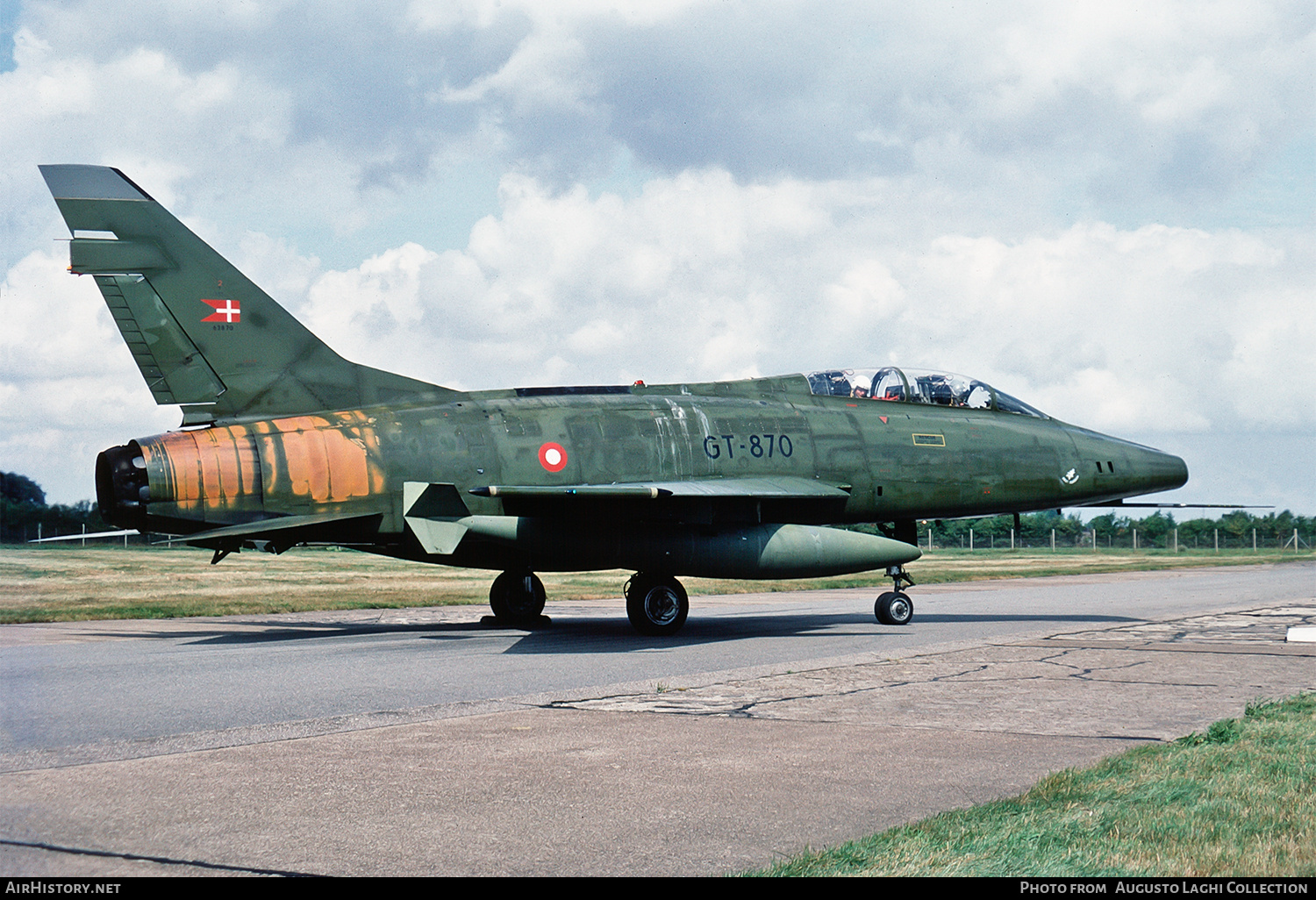 Aircraft Photo of GT-870 | North American F-100F Super Sabre | Denmark - Air Force | AirHistory.net #666152