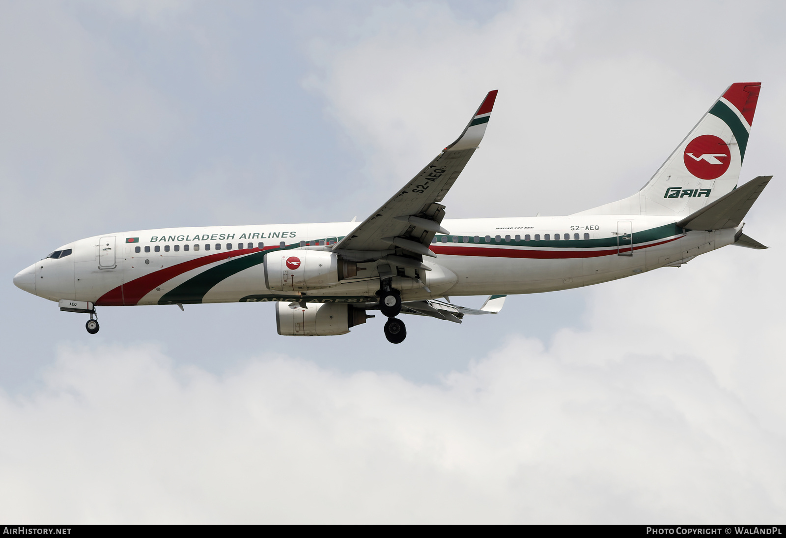 Aircraft Photo of S2-AEQ | Boeing 737-8HO | Biman Bangladesh Airlines | AirHistory.net #666161