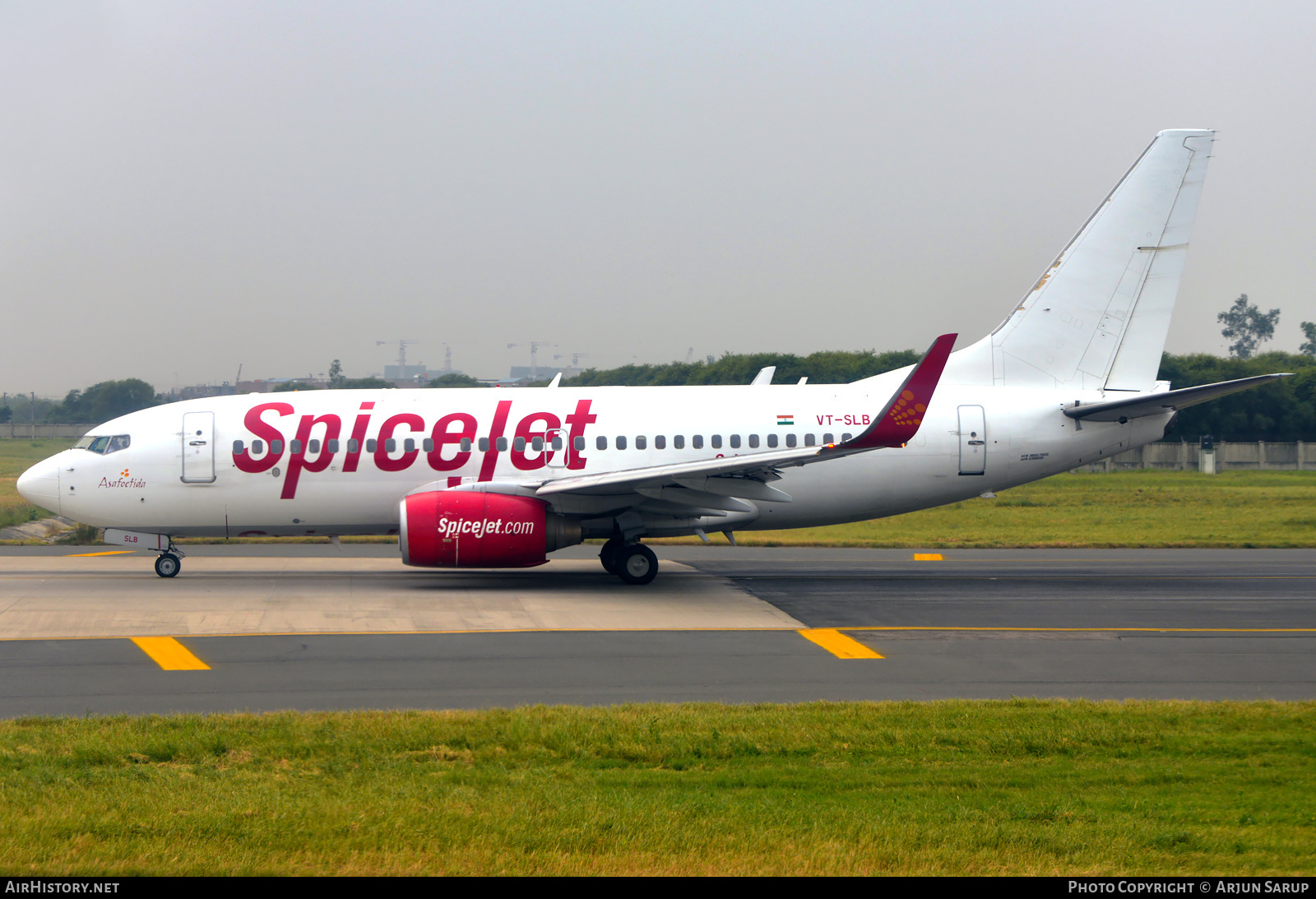 Aircraft Photo of VT-SLB | Boeing 737-7GJ BBJ | SpiceJet | AirHistory.net #666211