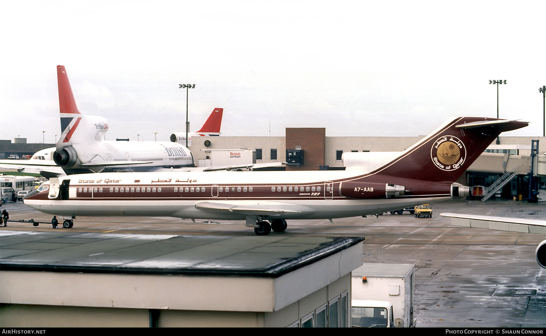 Aircraft Photo of A7-AAB | Boeing 727-2P1/Adv | State of Qatar | AirHistory.net #666216