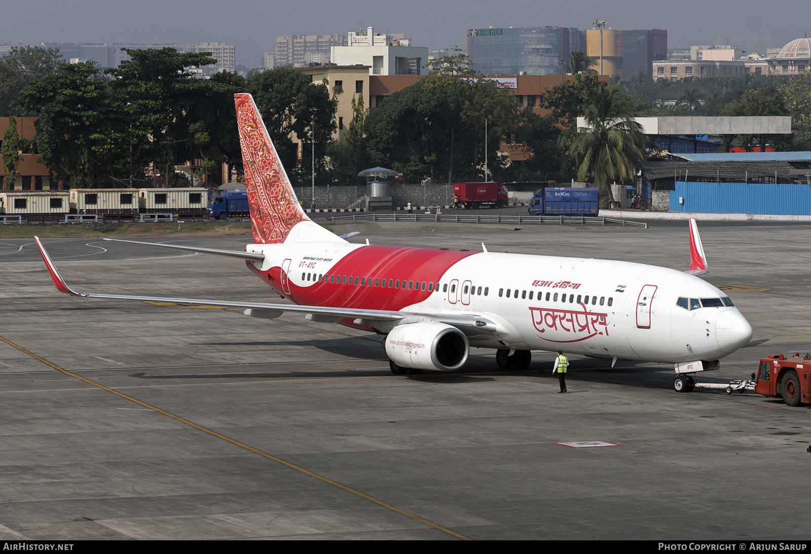 Aircraft Photo of VT-AYC | Boeing 737-8HG | Air India Express | AirHistory.net #666232