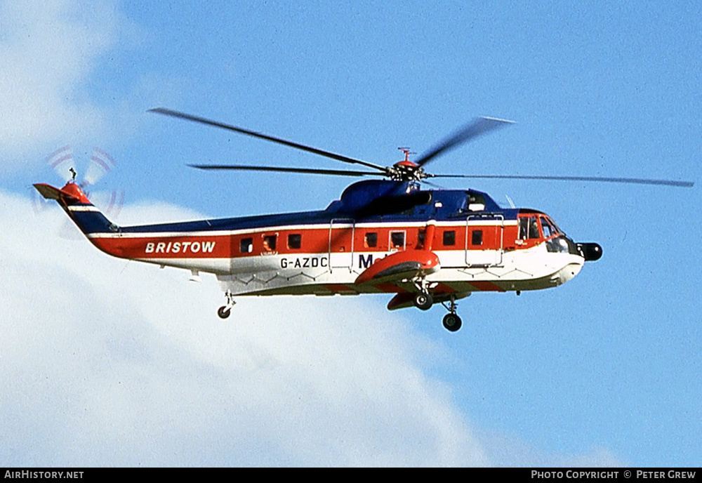 Aircraft Photo of G-AZDC | Sikorsky S-61N | Bristow Helicopters | AirHistory.net #666234