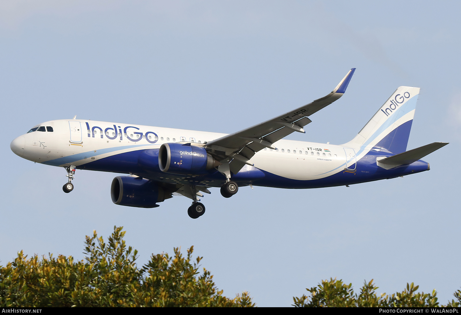 Aircraft Photo of VT-ISR | Airbus A320-251N | IndiGo | AirHistory.net #666237