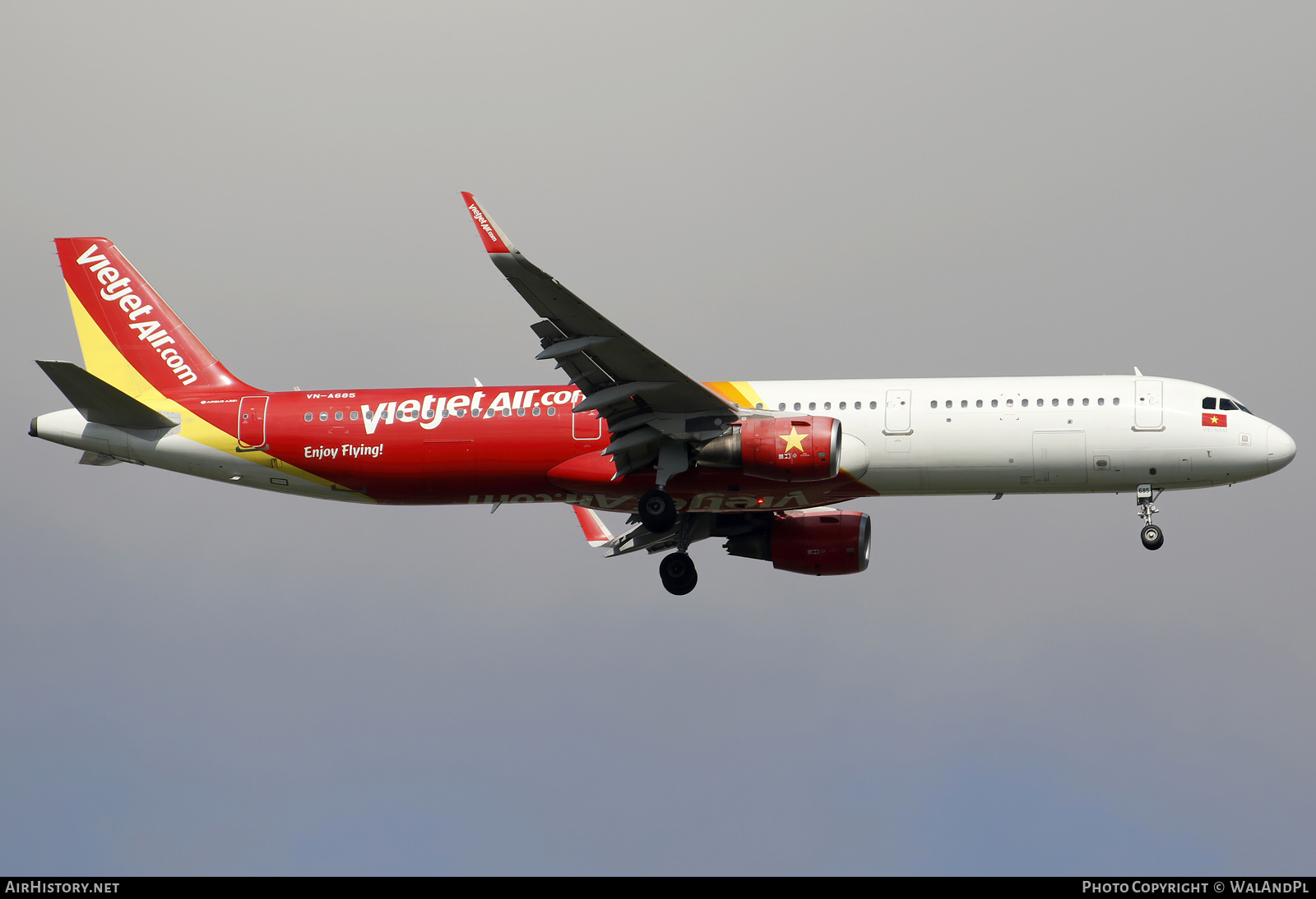 Aircraft Photo of VN-A685 | Airbus A321-211 | VietJet Air | AirHistory.net #666250