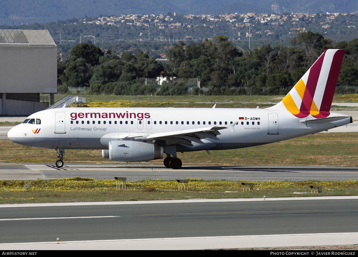 Aircraft Photo of D-AGWH | Airbus A319-132 | Germanwings | AirHistory.net #666281