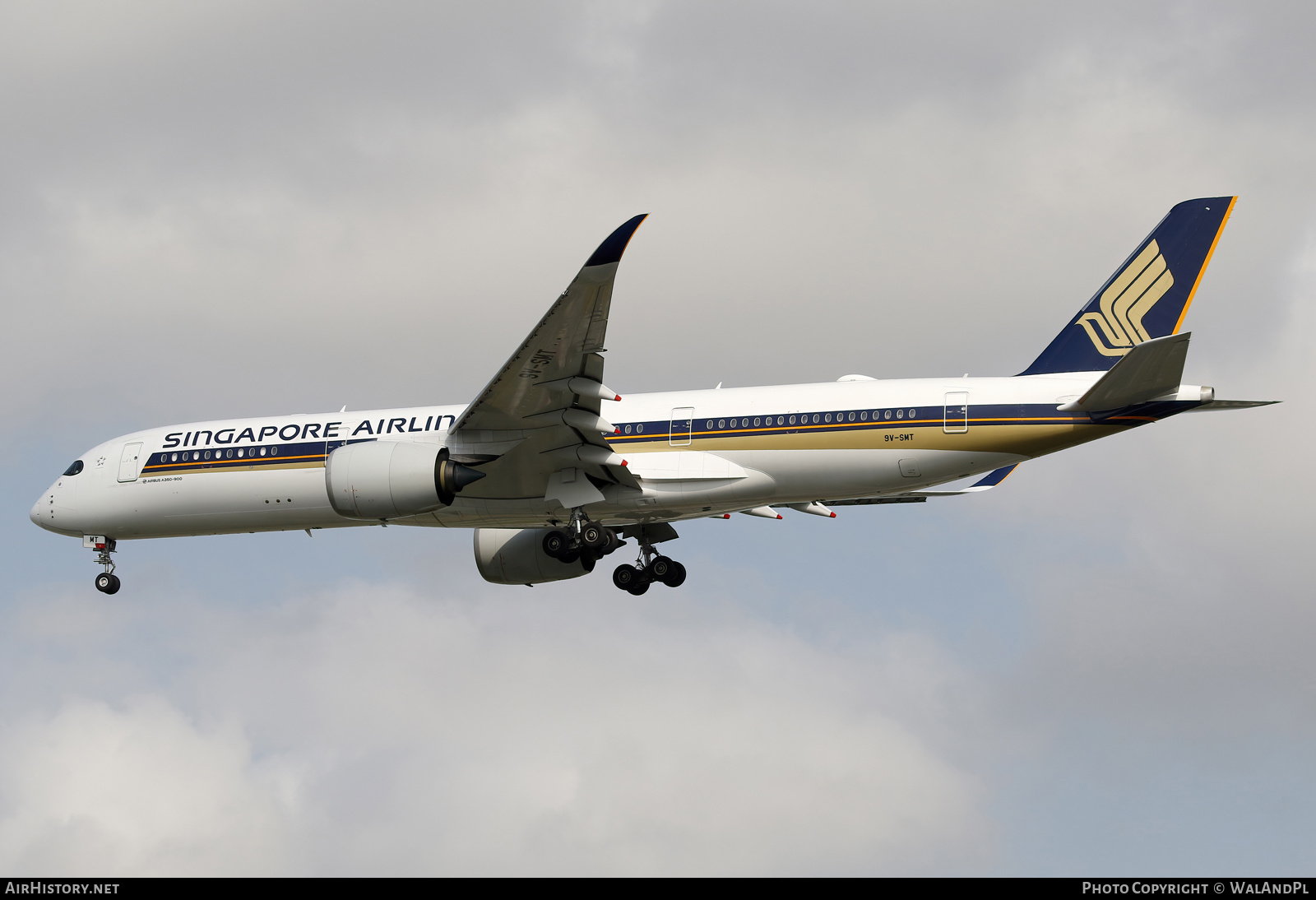 Aircraft Photo of 9V-SMT | Airbus A350-941 | Singapore Airlines | AirHistory.net #666288