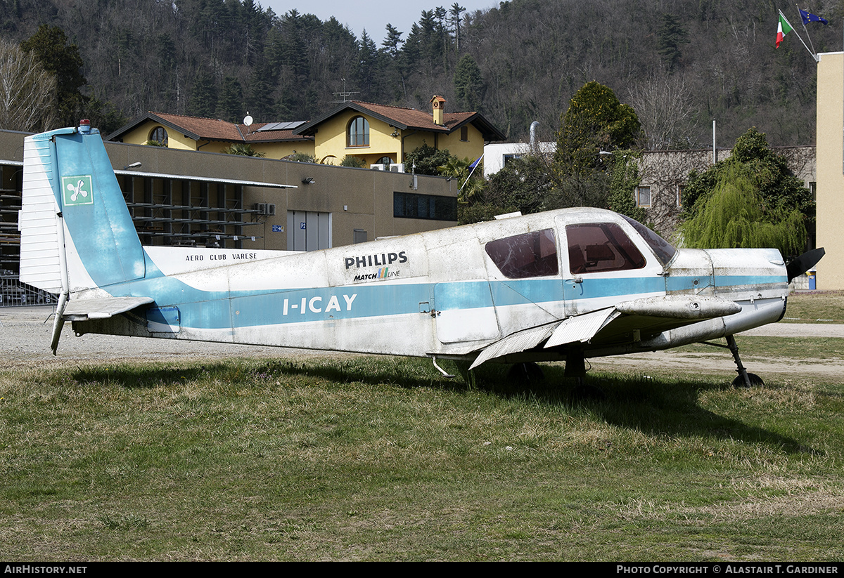 Aircraft Photo of I-ICAY | SIAI-Marchetti S-205-20R | Aero Club Varese | AirHistory.net #666323
